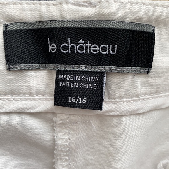 Le Chateau white crop pants - Picture 4 of 5